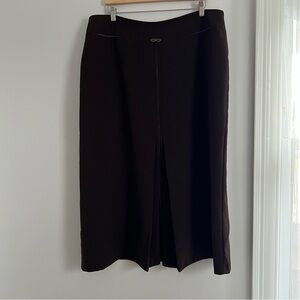 Elegant Brown Pencil Skirt for Women